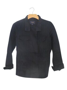 Buckley Tailor Black Utility Jacket - Long Sleeve Top